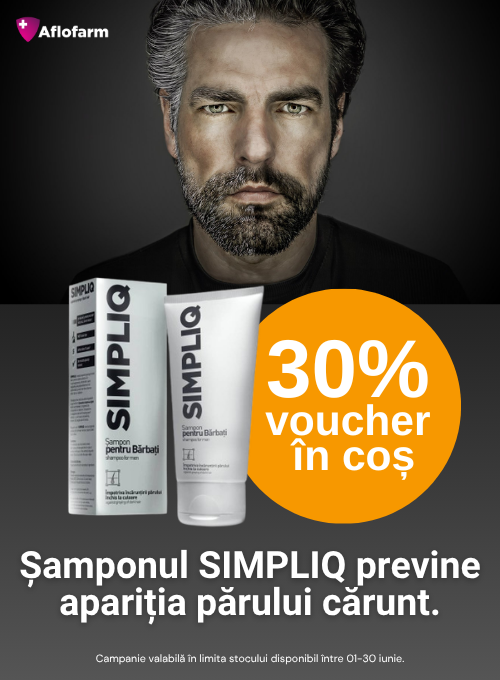 Promotie cu 30% voucher aplicat in cos la Simpliq