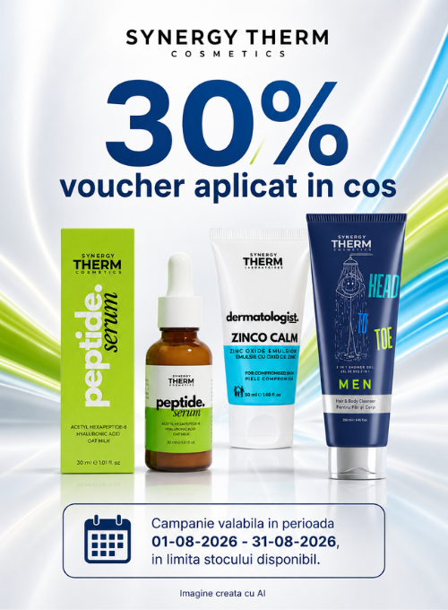 Promotie cu 30% voucher aplicat in cos la Synergy Therm