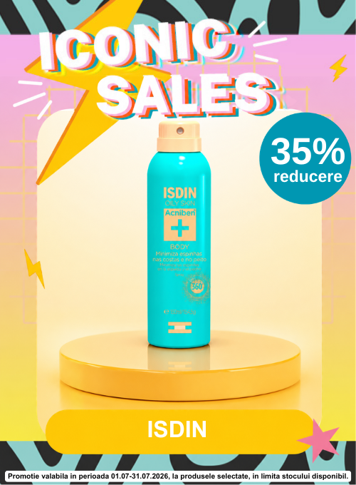 Promotie cu 35% reducere la Isdin - Iconic Sales