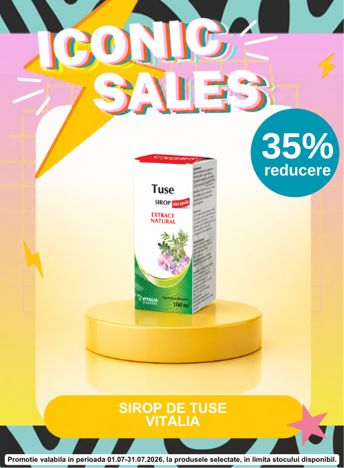 Promotie cu 35% reducere la Siropuri - Iconic Sales