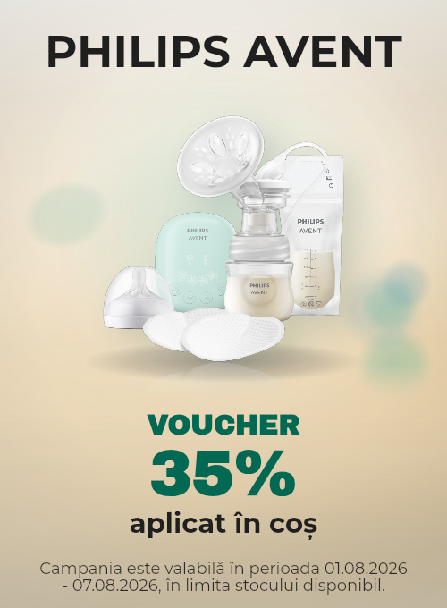 Promotie cu 35% voucher aplicat in cos la Philips Avent