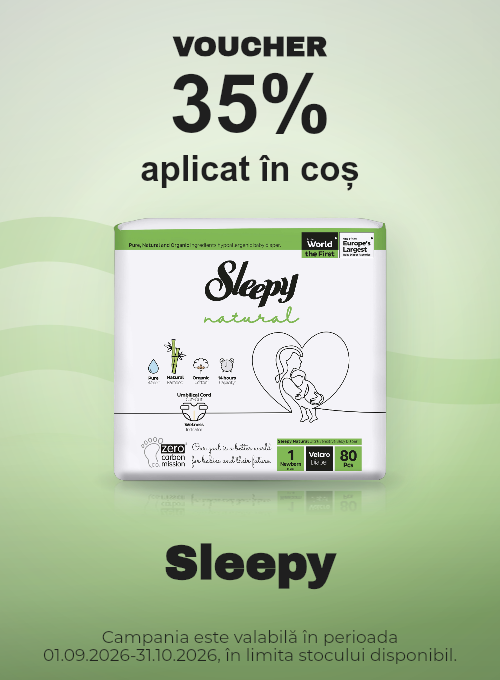 Promotie cu 35% voucher aplicat in cos la Sleepy