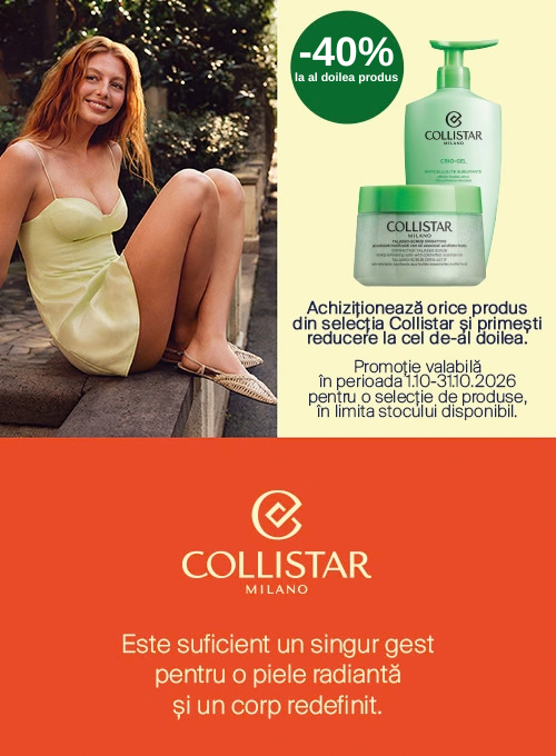 Promotie cu 40% reducere la al doilea produs Collistar