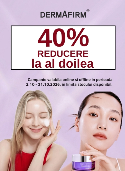 Promotie cu 40% reducere la al doilea produs Dermafirm