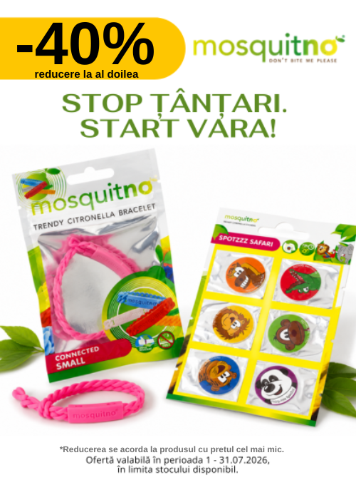 Promotie cu 40% reducere la al doilea produs MosquitNo