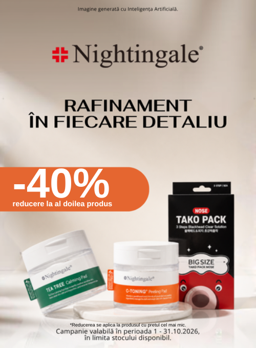 Promotie cu 40% reducere la al doilea produs Nightingale