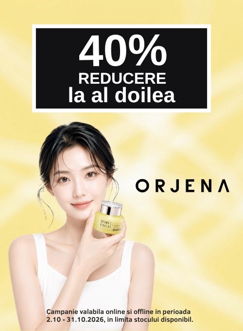 Promotie cu 40% reducere la al doilea produs Orjena