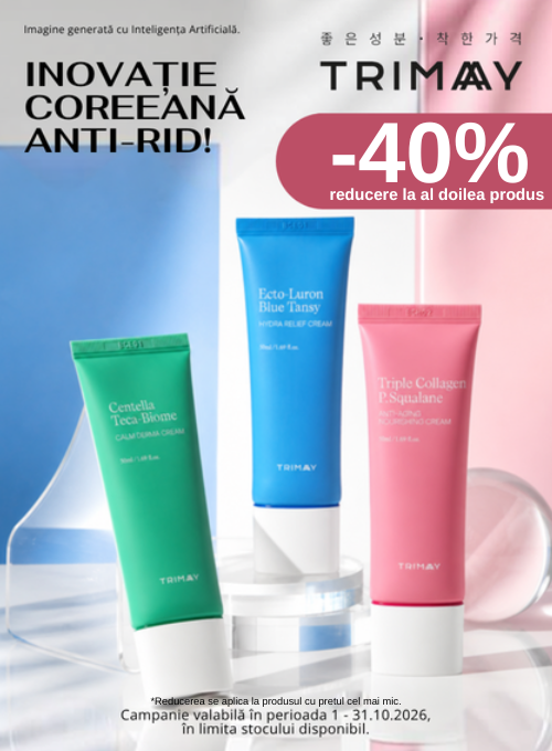 Promotie cu 40% reducere la al doilea produs Trimay