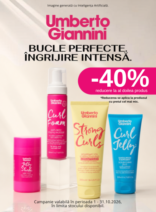 Promotie cu 40% reducere la al doilea produs Umberto Giannini