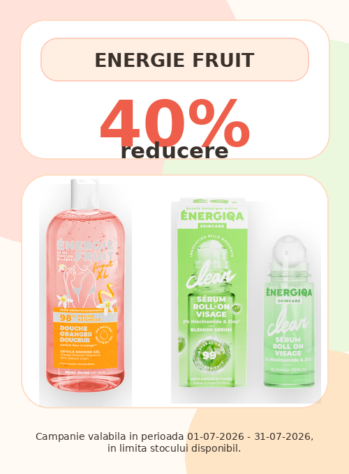 Promotie cu 40% reducere la Energie Fruit