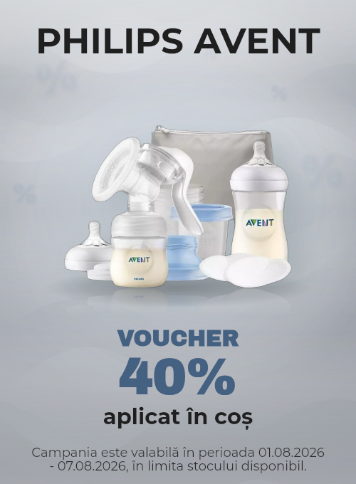 Promotie cu 40% voucher aplicat in cos la Philips Avent