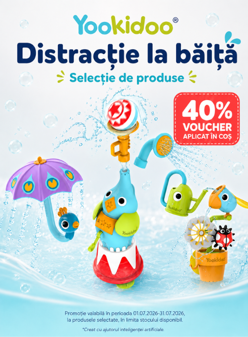 Promotie cu 40% voucher aplicat in cos la Yookidoo