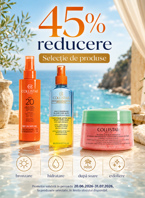Promotie cu 45% reducere la Collistar