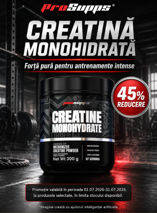 Promotie cu 45% reducere la Prosupps