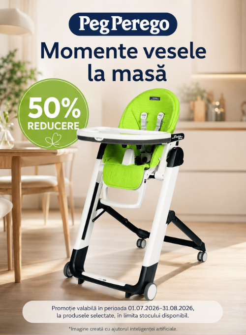 Promotie cu 50% reducere la Peg Perego Scaun De Masa