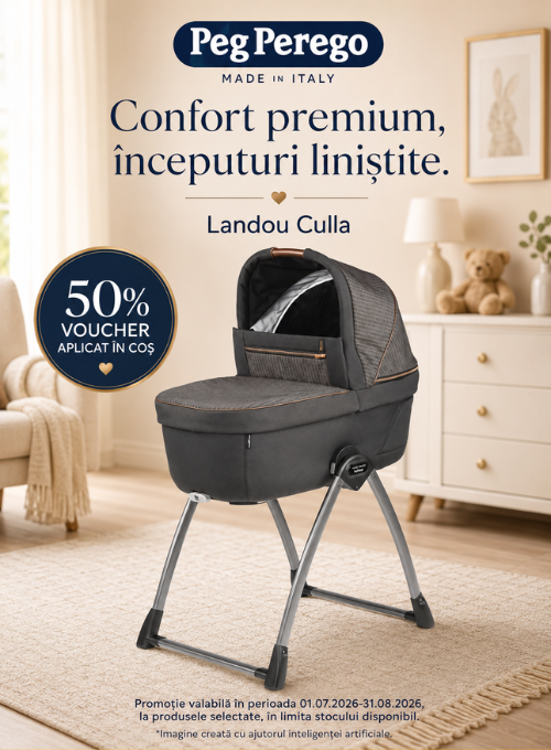 Promotie cu 50% voucher aplicat in cos la Peg Perego Landou