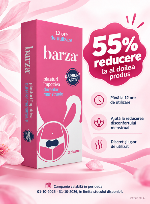 Promotie cu 55% reducere la al doilea produs identic Barza