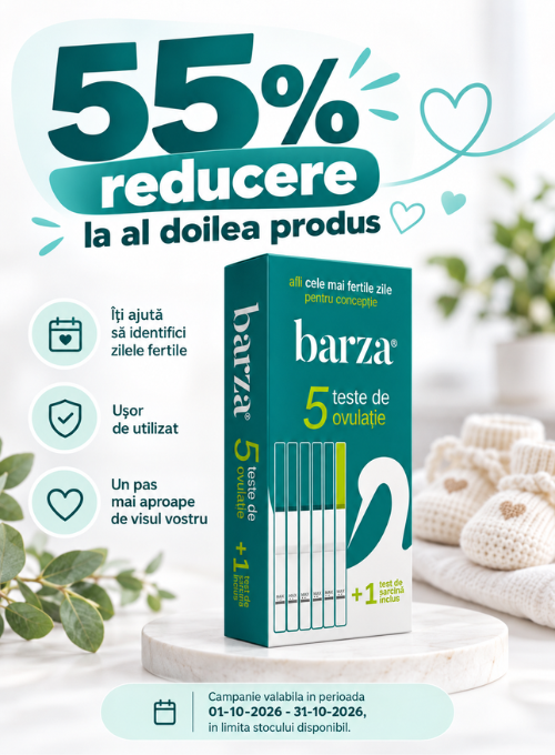 Promotie cu 55% reducere la al doilea produs identic Barza