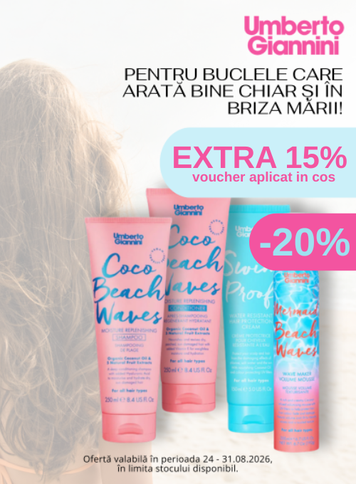 Promotie cu extra 15% voucher aplicat in cos la Umberto Gianinni - End of summer Sale