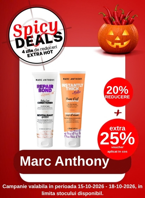 Promotie cu extra 25% voucher aplicat in cos la Marc Anthony