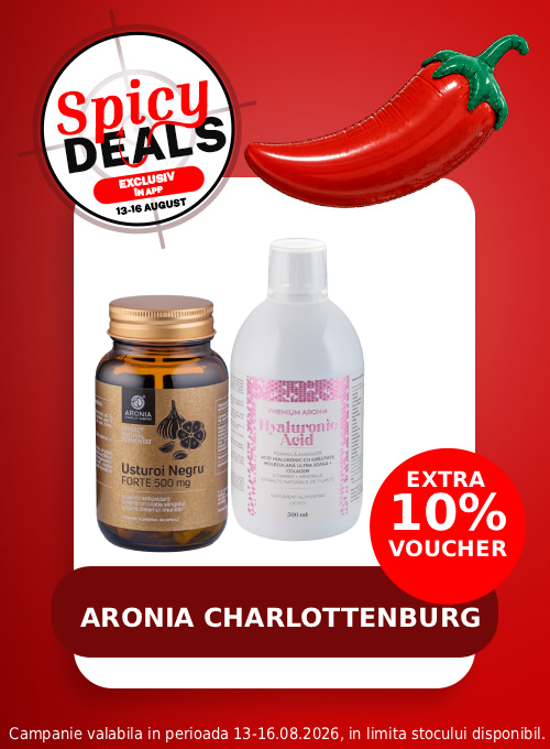 Promotie cu extra voucher aplicat in cos 10% la Aronia Charlottenburg - Spicy Deals Exclusiv in Aplicatie
