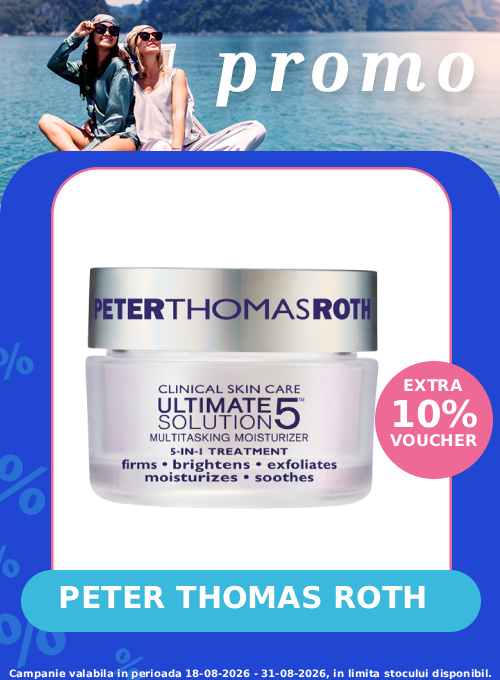 Promotie cu extra voucher aplicat in cos 10% la Peter Thomas Roth