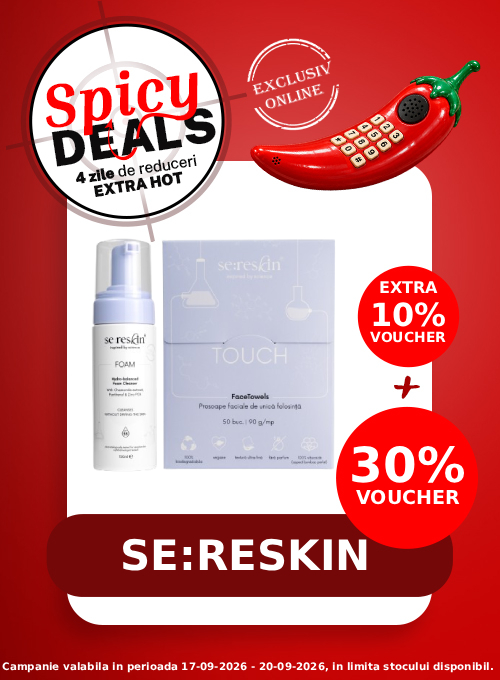 Spicy Deals cu extra voucher aplicat in cos 10% la Se:Reskin