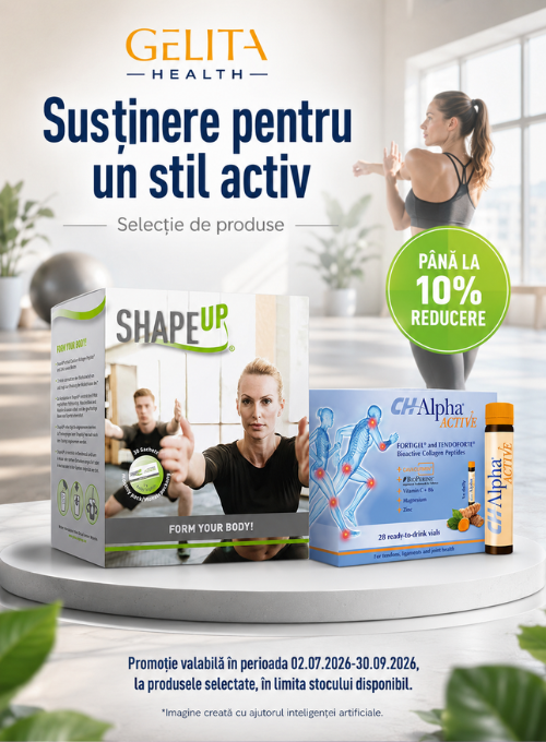 Promotie cu pana la 10% reducere la Gelita