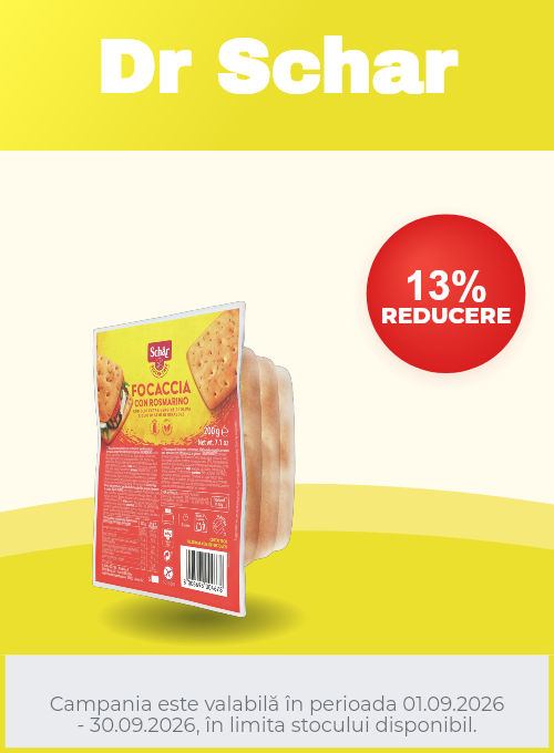 Promotie cu pana la 13% reducere la Dr Schar