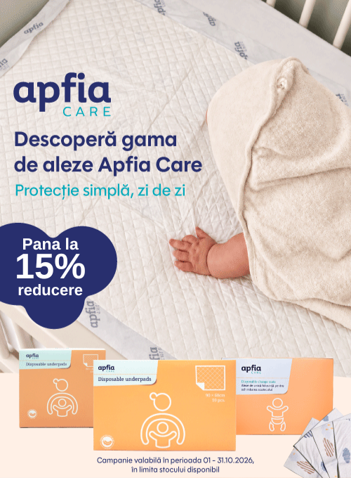 Promotie cu pana la 15% reducere la Apfia Care