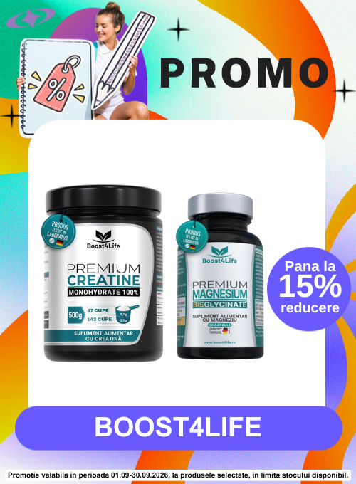 Promotie cu pana la 15% reducere la Boost4life