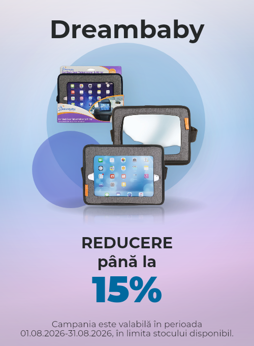 Promotie cu pana la 15% reducere la Dreambaby