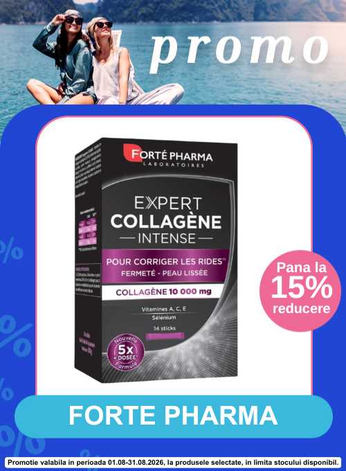 Promotie cu pana la 15% reducere la Forte Pharma