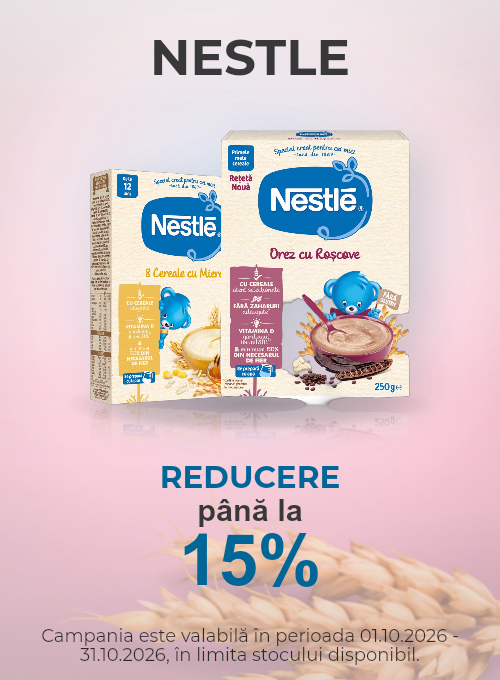 Promotie cu pana la 15% reducere la Nestle