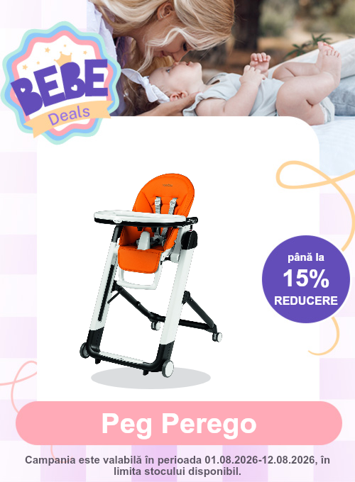 Promotie cu pana la 15% reducere la Peg Perego Bebe Deals