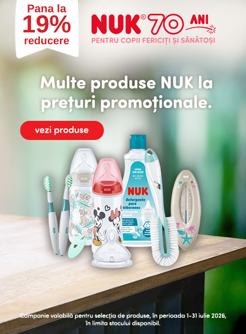 Promotie cu pana la 19% reducere la Nuk