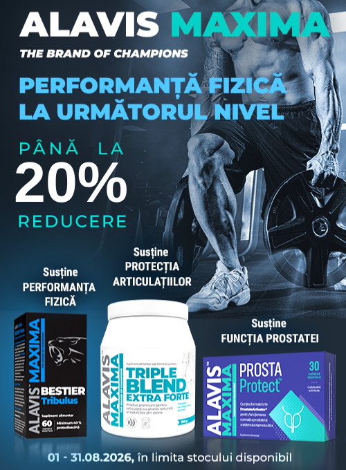 Promotie cu pana la 20% reducere la Alavis Maxima