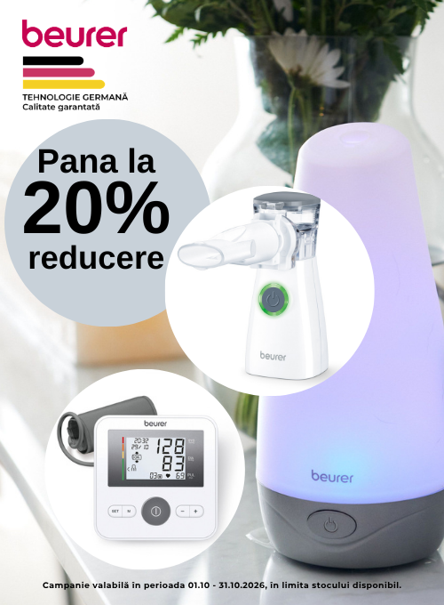 Promotie cu pana la 20% reducere la Beurer