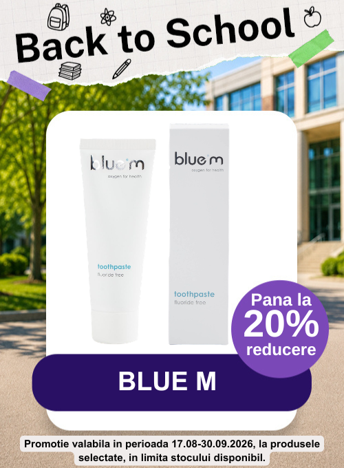 Promotie cu pana la 20% reducere la Blue M - Back To School