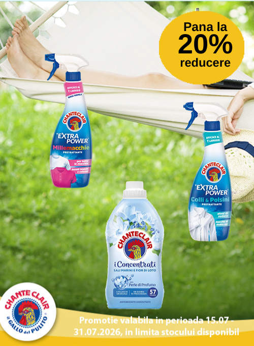 Promotie cu pana la 20% reducere la Chante Clair