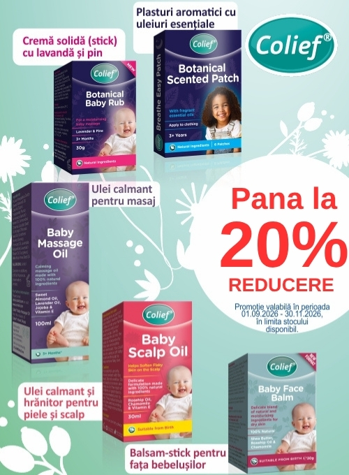 Promotie cu pana la 20% reducere la Colief