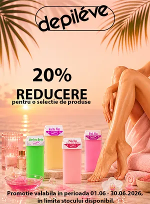 Promotie cu pana la 20% reducere la Depileve