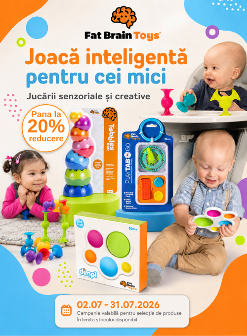 Promotie cu pana la 20% reducere la Fat Brain