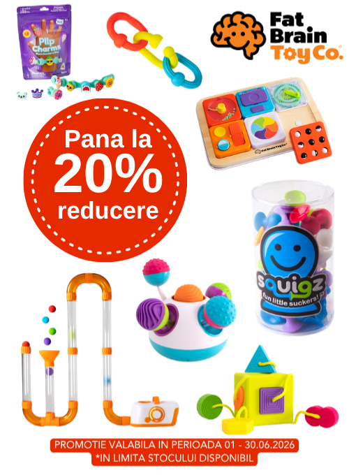 Promotie cu pana la 20% reducere la Fat Brain