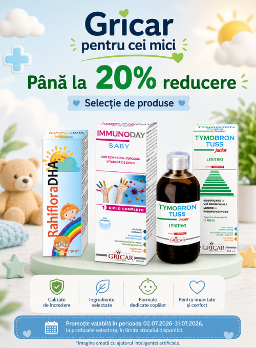Promotie cu pana la 20% reducere la Gricar