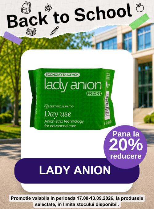 Promotie cu pana la 20% reducere la Lady Anion - Back To School