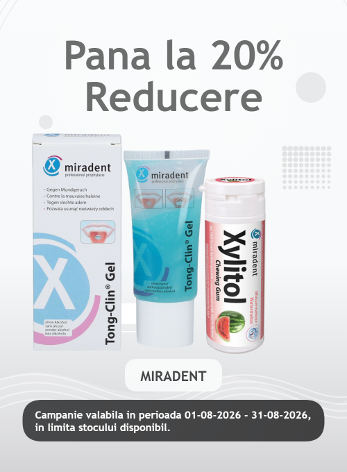 Promotie cu pana la 20% reducere la Miradent