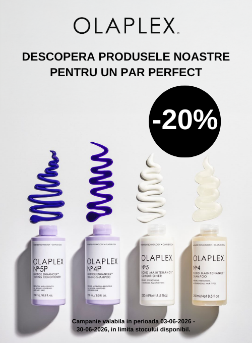 Promotie cu pana la 20% reducere la Olaplex