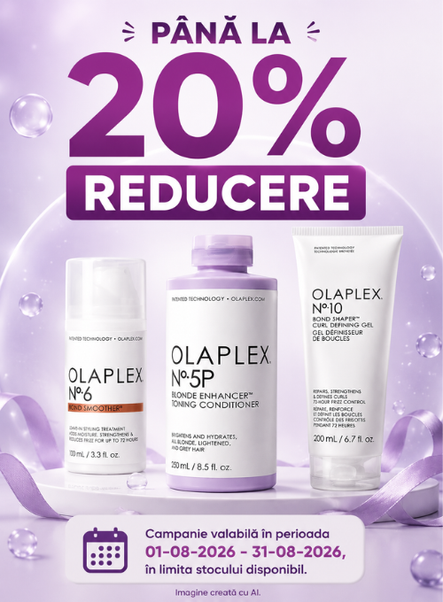 Promotie cu pana la 20% reducere la Olaplex
