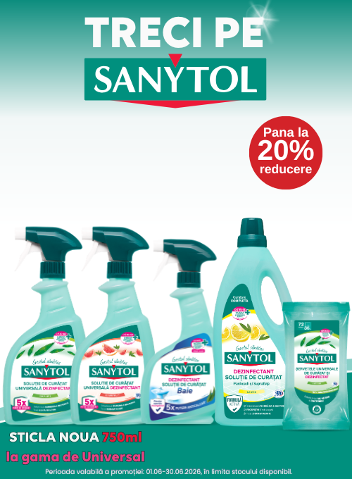 Promotie cu pana la 20% reducere la Sanytol
